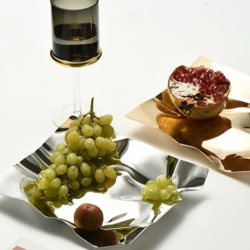 Foil Wrap Whimsical Stainless Steel Tray