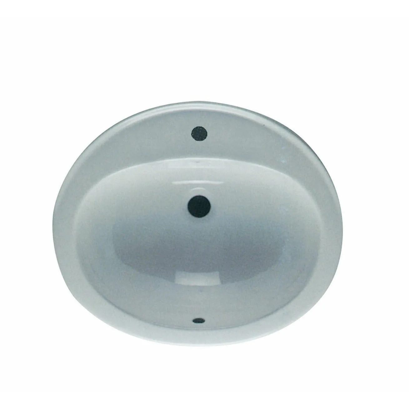 Frontline White Maria 560mm Over-the-Counter Basin - 1 Tap Hole