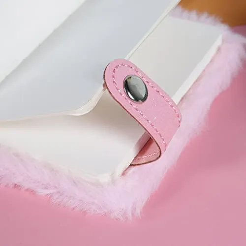 Girls Pink Unicorn Diary Mini Size with Keyring