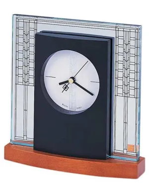 Glasner House Table Clock by Bulova - Frank Lloyd Wright Collection