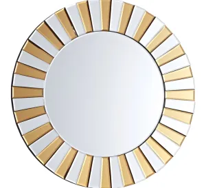 Gold Round Mirror GD001