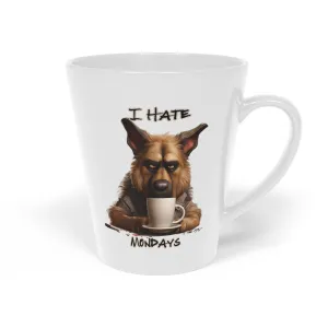 Grumpy Dog Latte Mug, 12oz