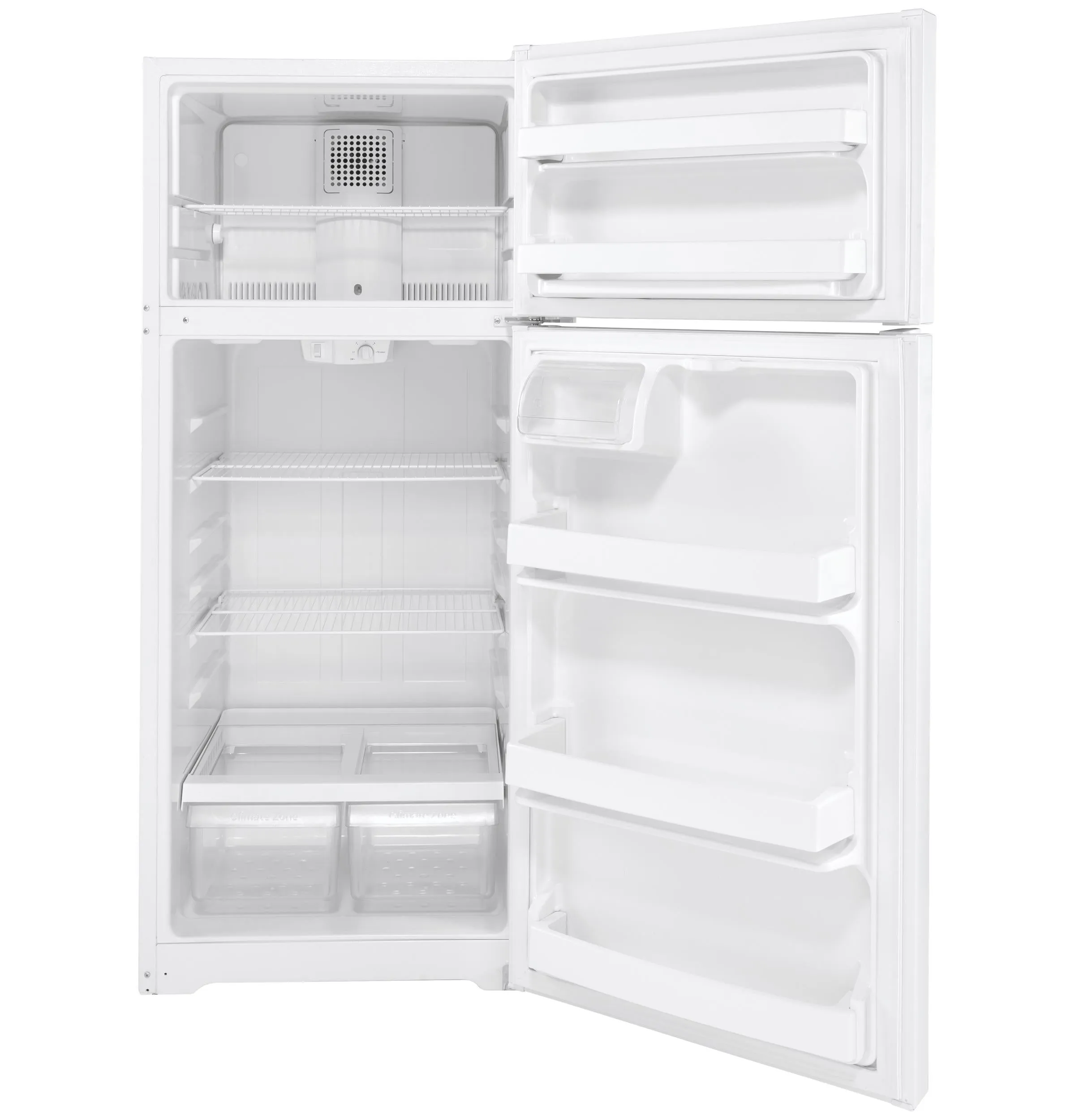 GTS18DTNRWW GE® 17.5 Cu. Ft. Top-Freezer Refrigerator