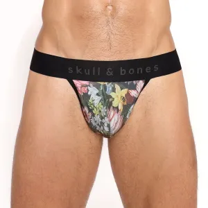 Hand Painted Floral Bouquet Thong