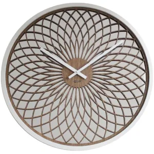 Hermle 3D Open Face Wooden Decorative Large Wall Clock 30100-002100