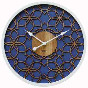 Hermle 3D Open Face Wooden Decorative Wall Clock 30103-002100