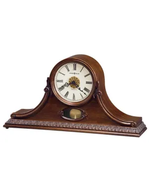 Howard Miller Andrea Chiming Tambour Pendulum Mantel Clock - Hampton Cherry