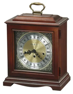 Howard Miller Graham Bracket Mantel Clock - Brass Dial - Chiming - Key Wind