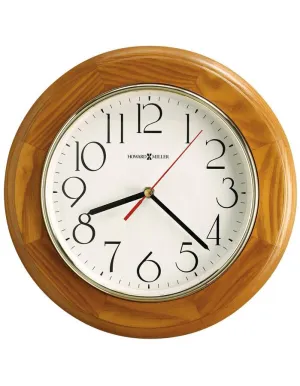Howard Miller Grantwood Wall Clock - Champagne Oak Finish