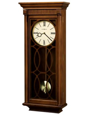Howard Miller Kathryn Pendulum Wall Clock - Tuscany Cherry - Triple Chiming