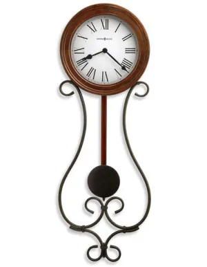 Howard Miller Yvonne Pendulum Wall Clock - Decorative - Wrought Iron