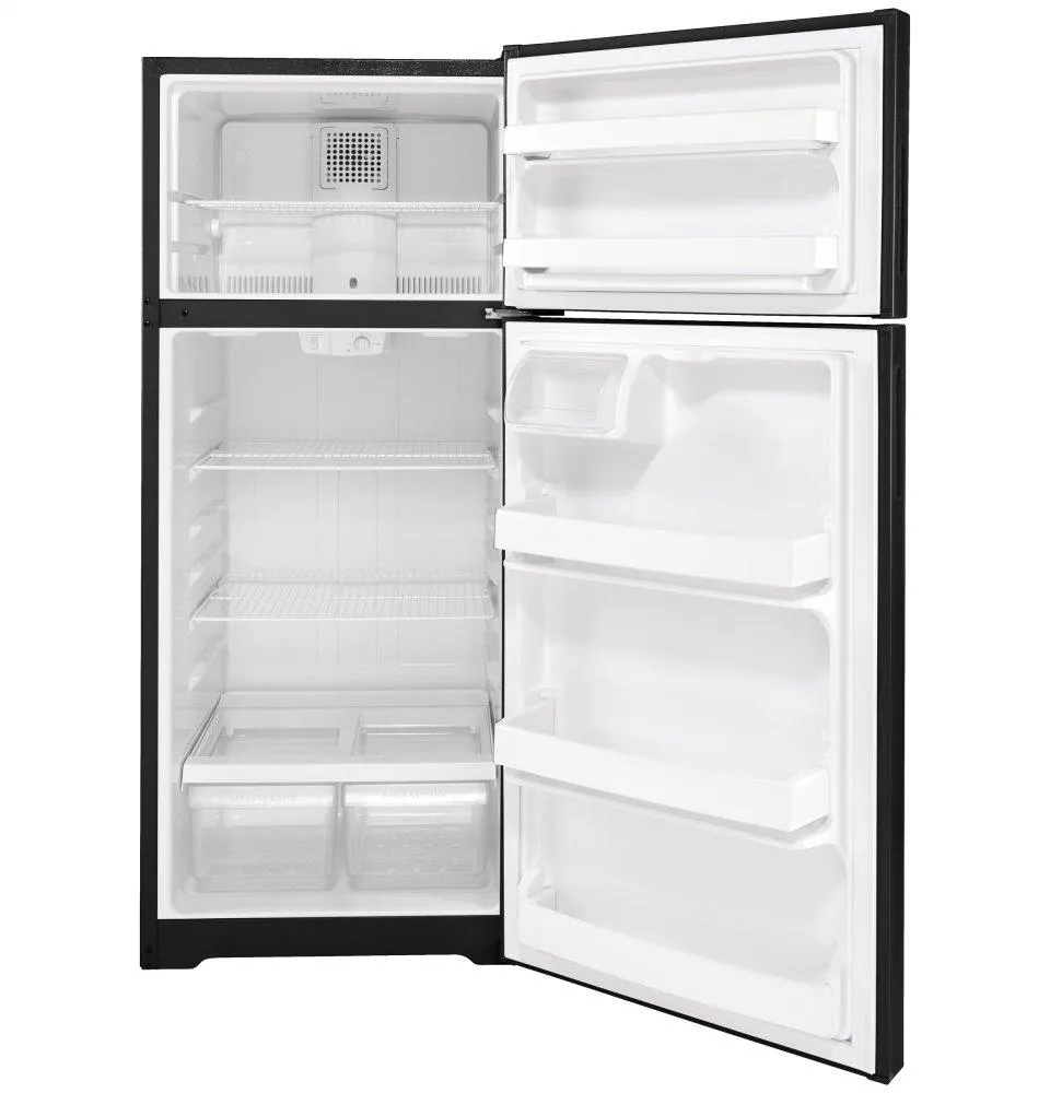 HPS18BTNRBB Hotpoint® 17.5 Cu. Ft. Recessed Handle Top-Freezer Refrigerator