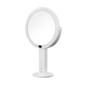 iMira Pro 8" 1X/5X Double Sided Sensor Mirror - Pearl White