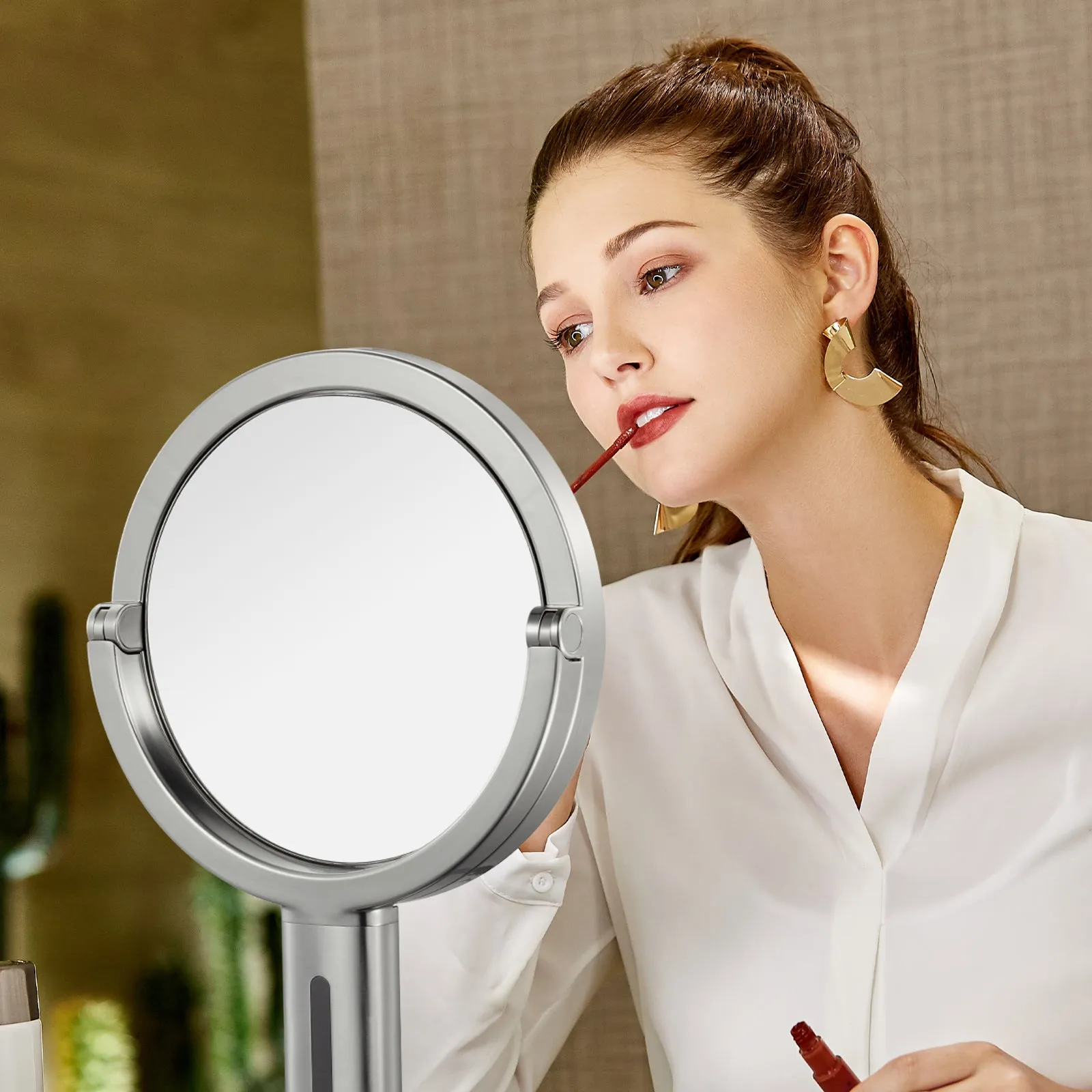 iMira Pro 8" 1X/5X Double Sided Sensor Mirror - Stainless Steel
