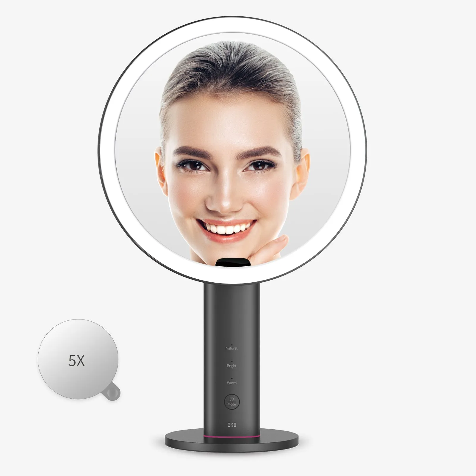 iMira Ultra Clear 8" Sensor Mirror - Dark Gray 1X/5X