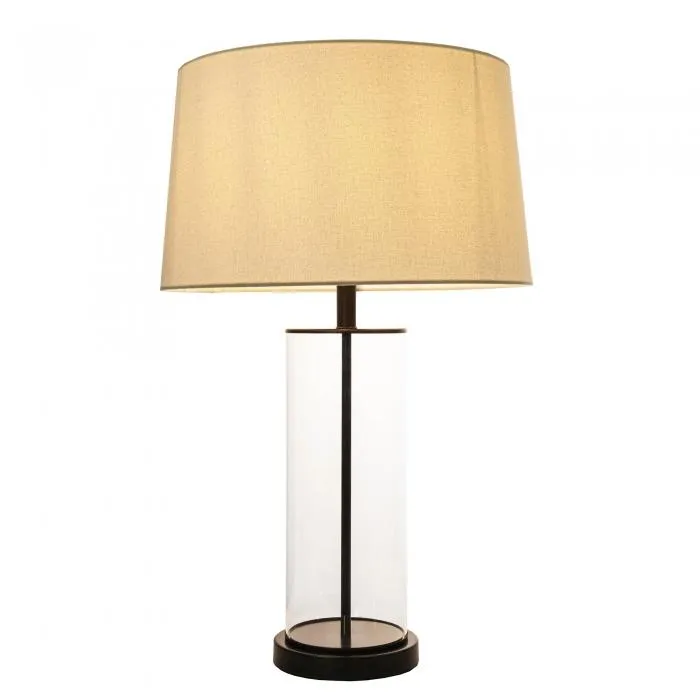 Iris glass table lamp base