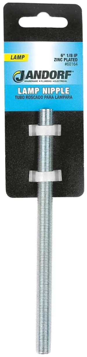 Jandorf 60164 Lamp Nipple, Zinc :CD: QUANTITY: 1