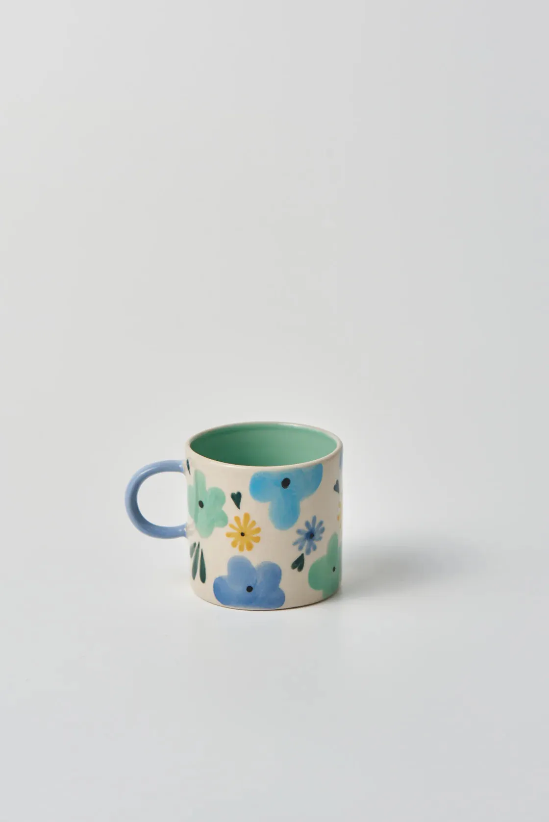 JONES & CO - DITSY ESPRESSO BLUE