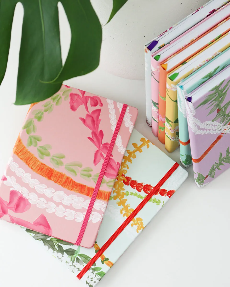 Kahala Pink Elastic Journal