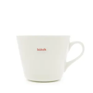 Keith Brymer Jones Medium 'Bitch' Ceramic White Mug