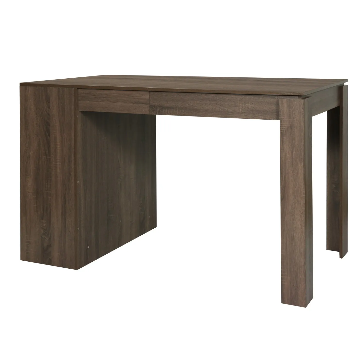 Kitchen Bar Table with Storage Shelves For Kitchen,Dining Room-HomyCasa