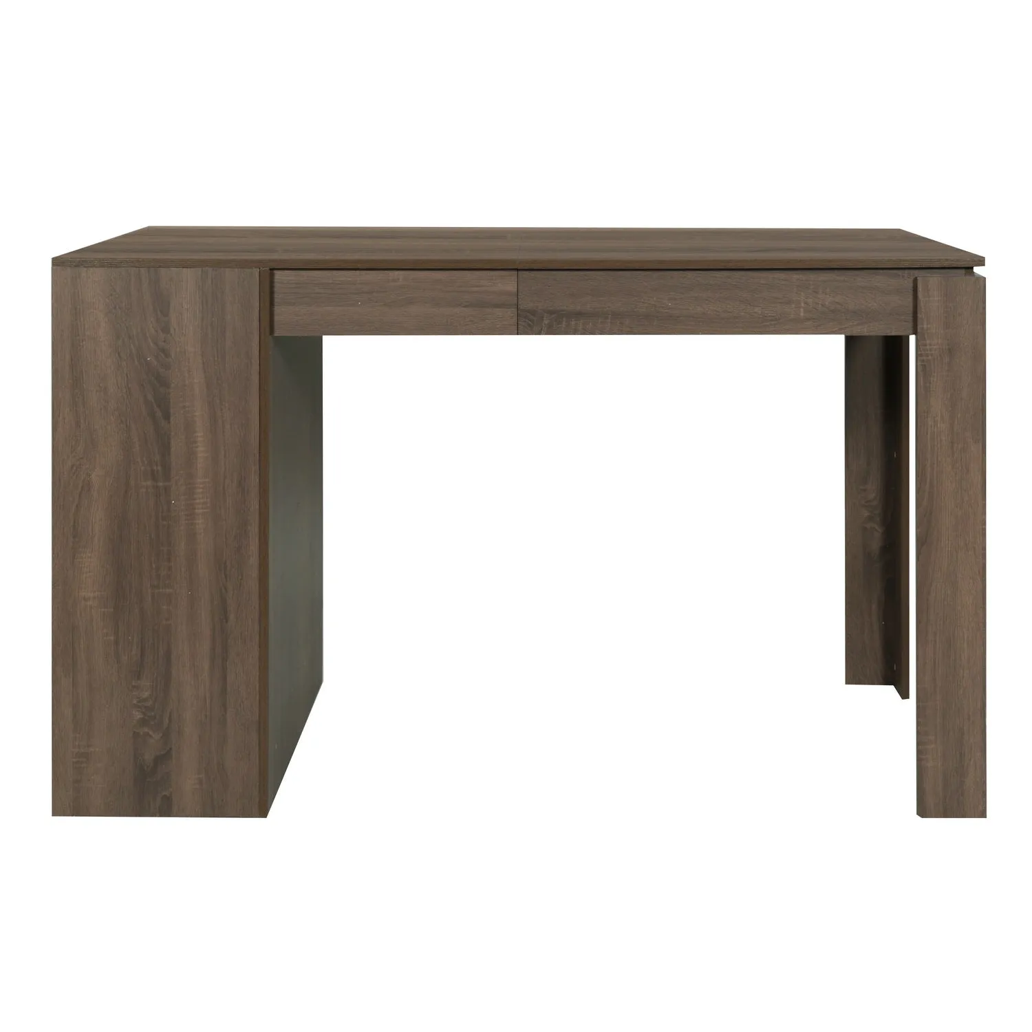 Kitchen Bar Table with Storage Shelves For Kitchen,Dining Room-HomyCasa