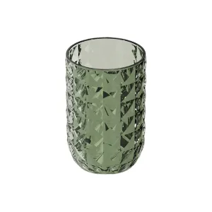 Kuber Industries Toothbrush Cup Holder | for bathroom and Travelling | Dust Proof | YM.6238D | Dark Green