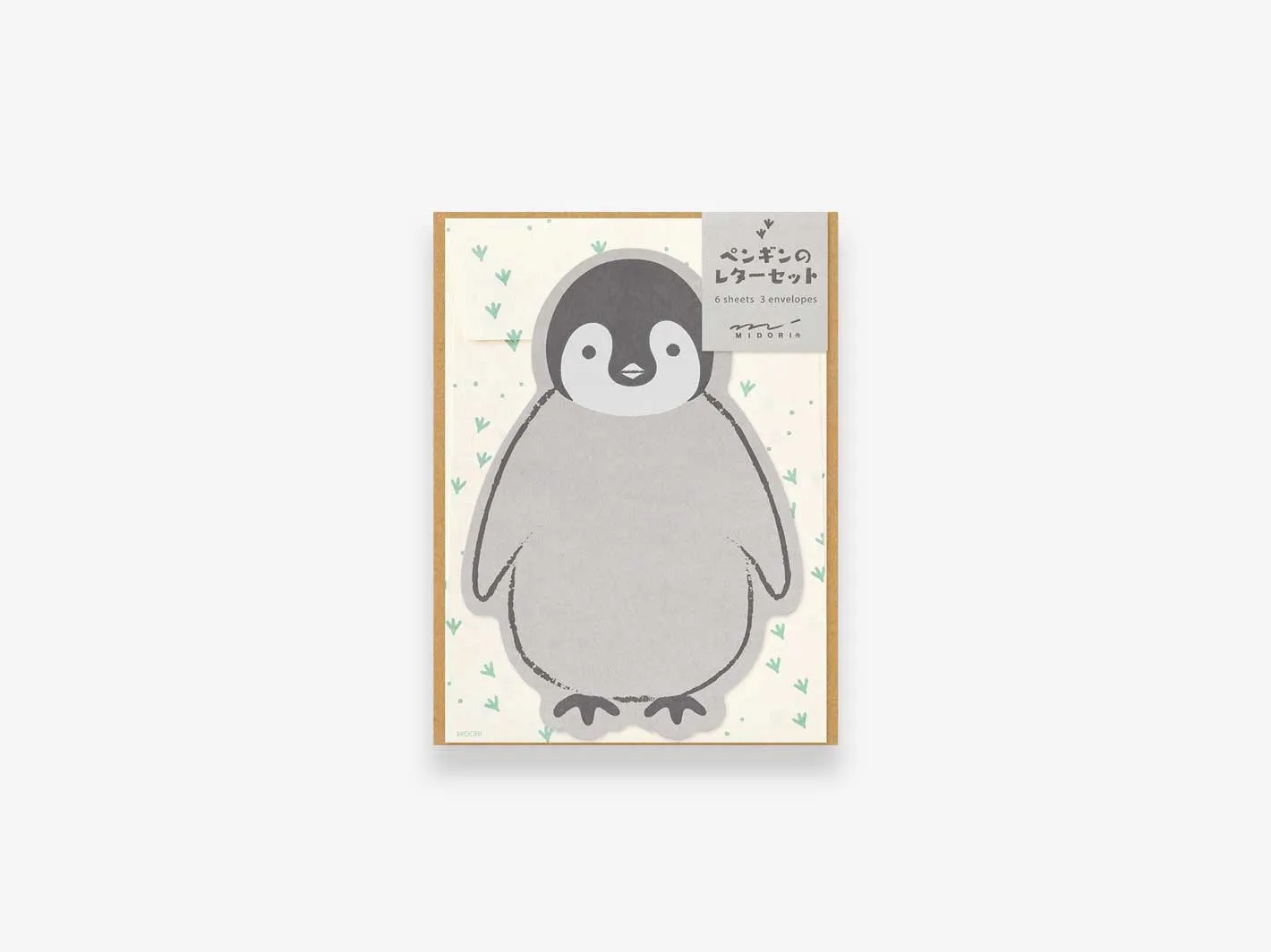 Letter Set Die-cut Penguin
