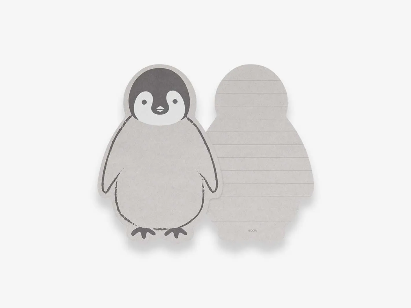 Letter Set Die-cut Penguin