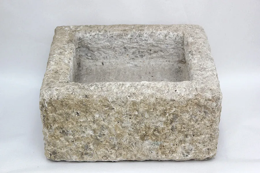Limestone Square Planters