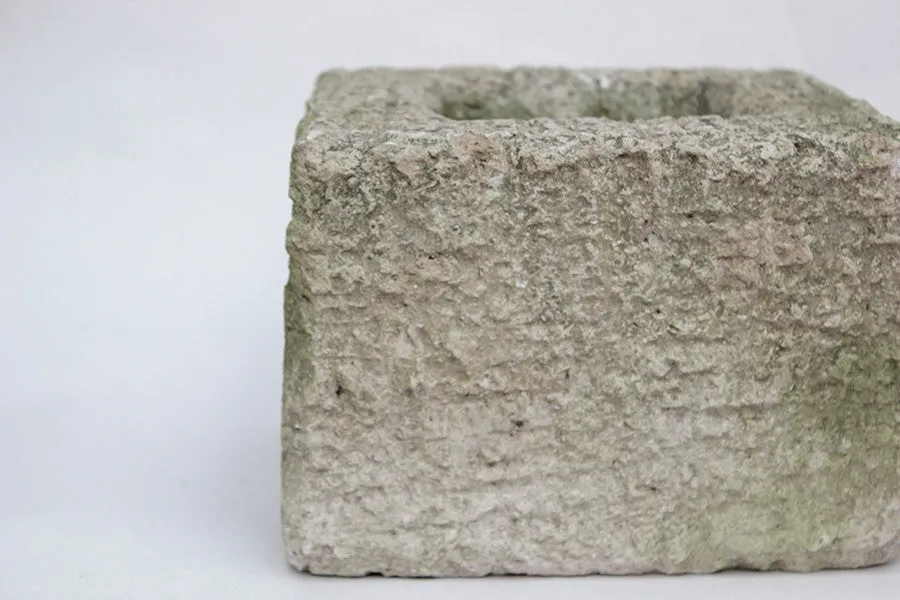 Limestone Square Planters