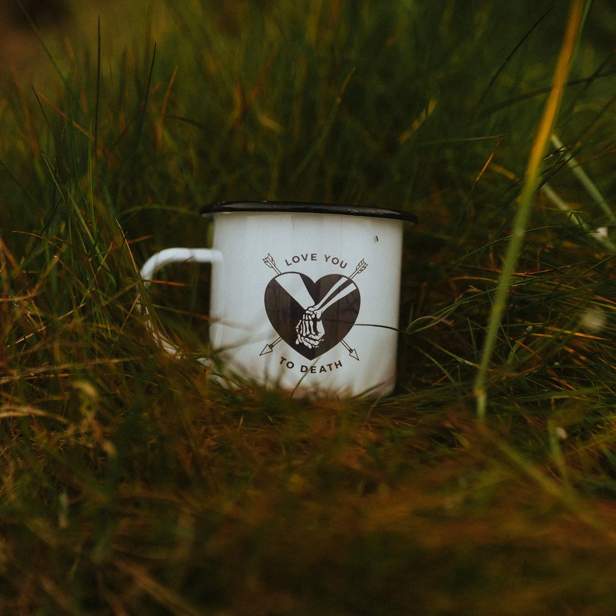 LOVE YOU TO DEATH - ENAMEL MUG