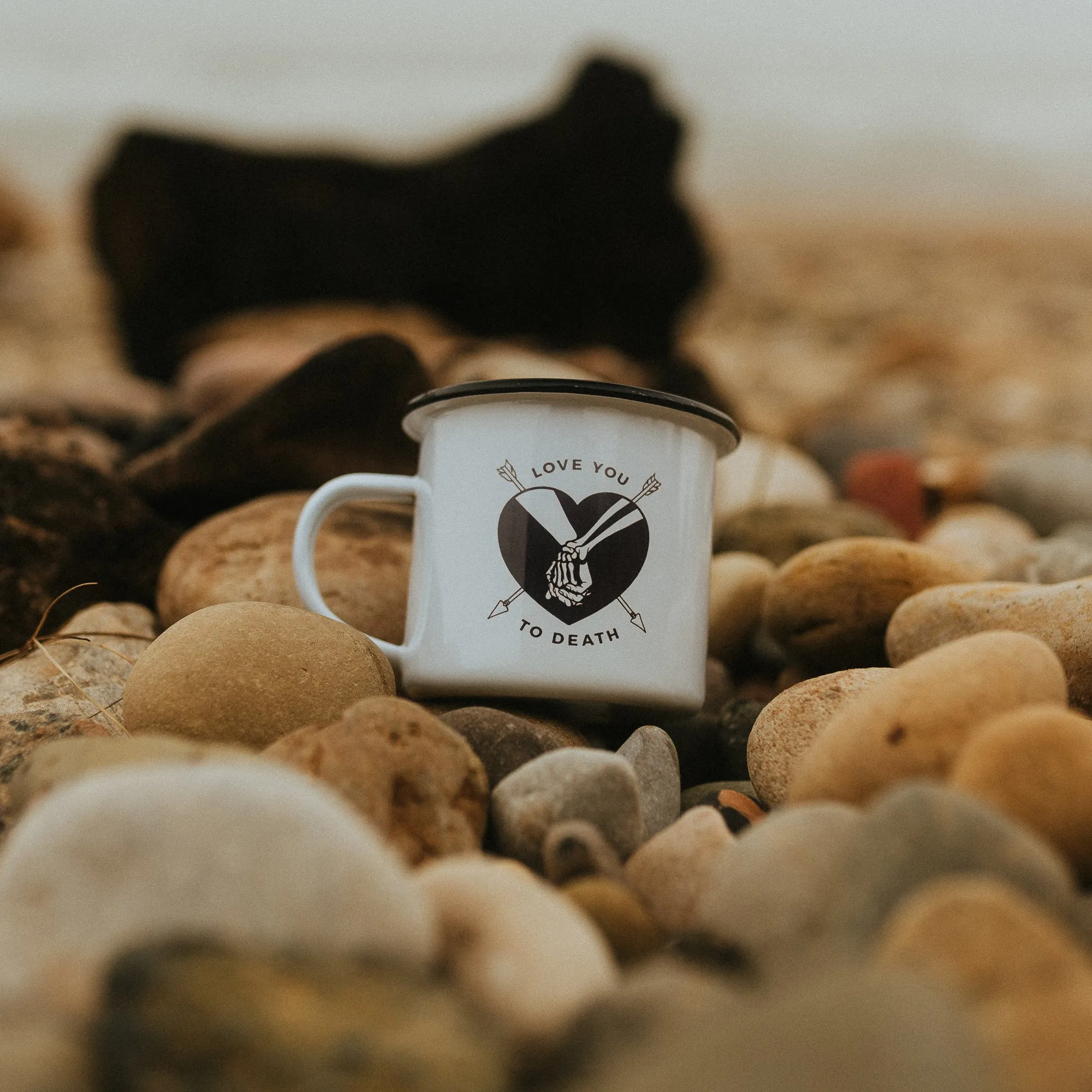 LOVE YOU TO DEATH - ENAMEL MUG