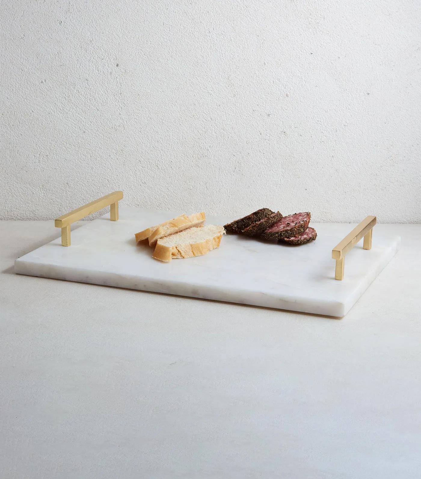 Marble & Brass Serving Board