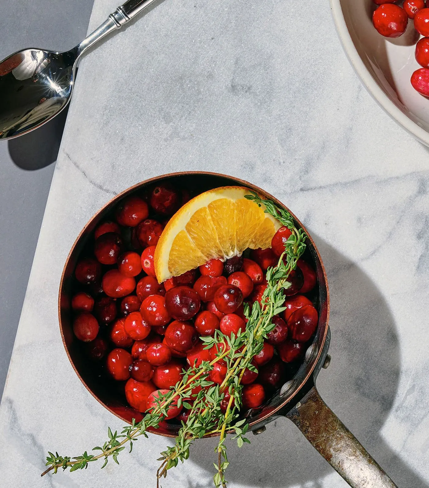Marble & Brass Serving Board