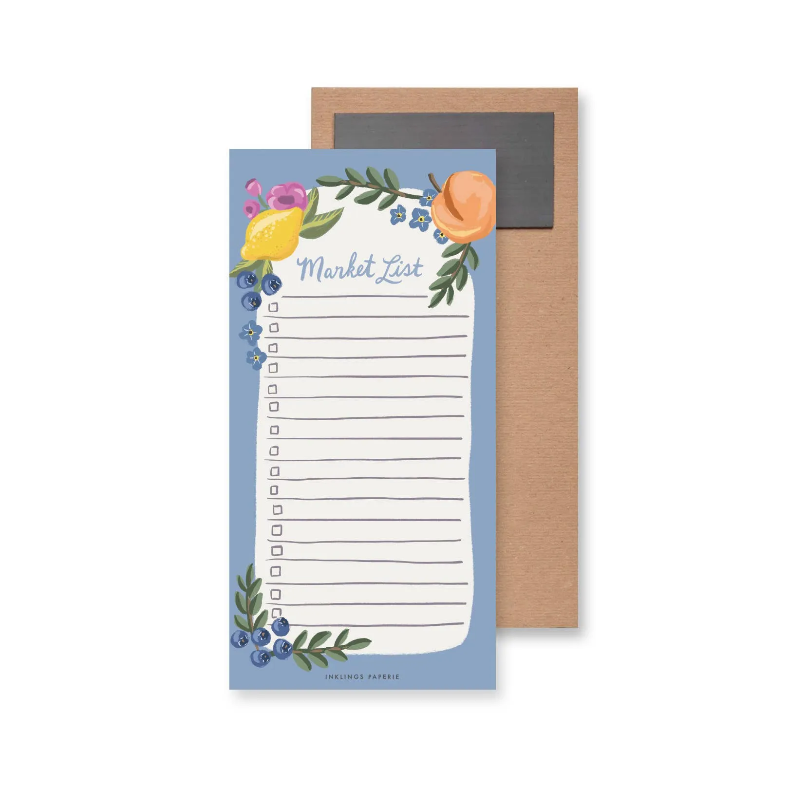 Market List Magnetic Notepad