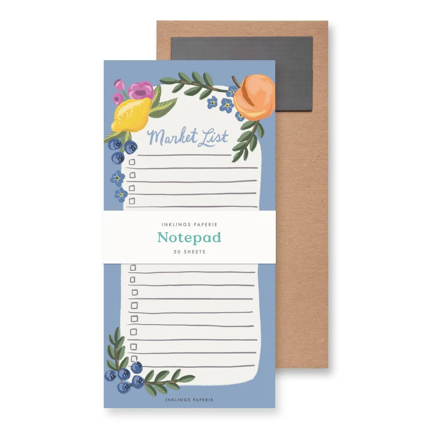 Market List Magnetic Notepad