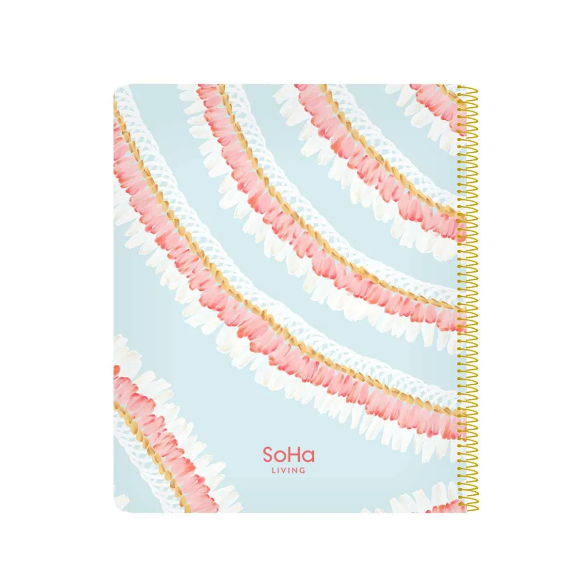 Micro Ginger Lei Spiral Notebook