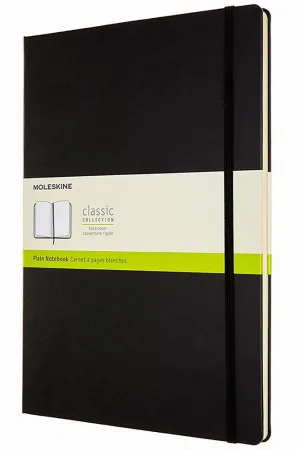 Moleskine Hard Cover Ruled A4 Black