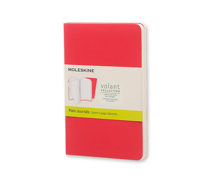 Moleskine Volant Journal - Plain - Set of 2