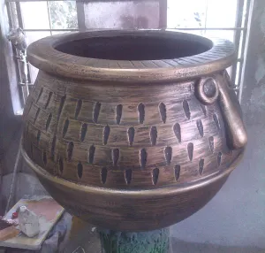 Moonflower Round Fiber Planter