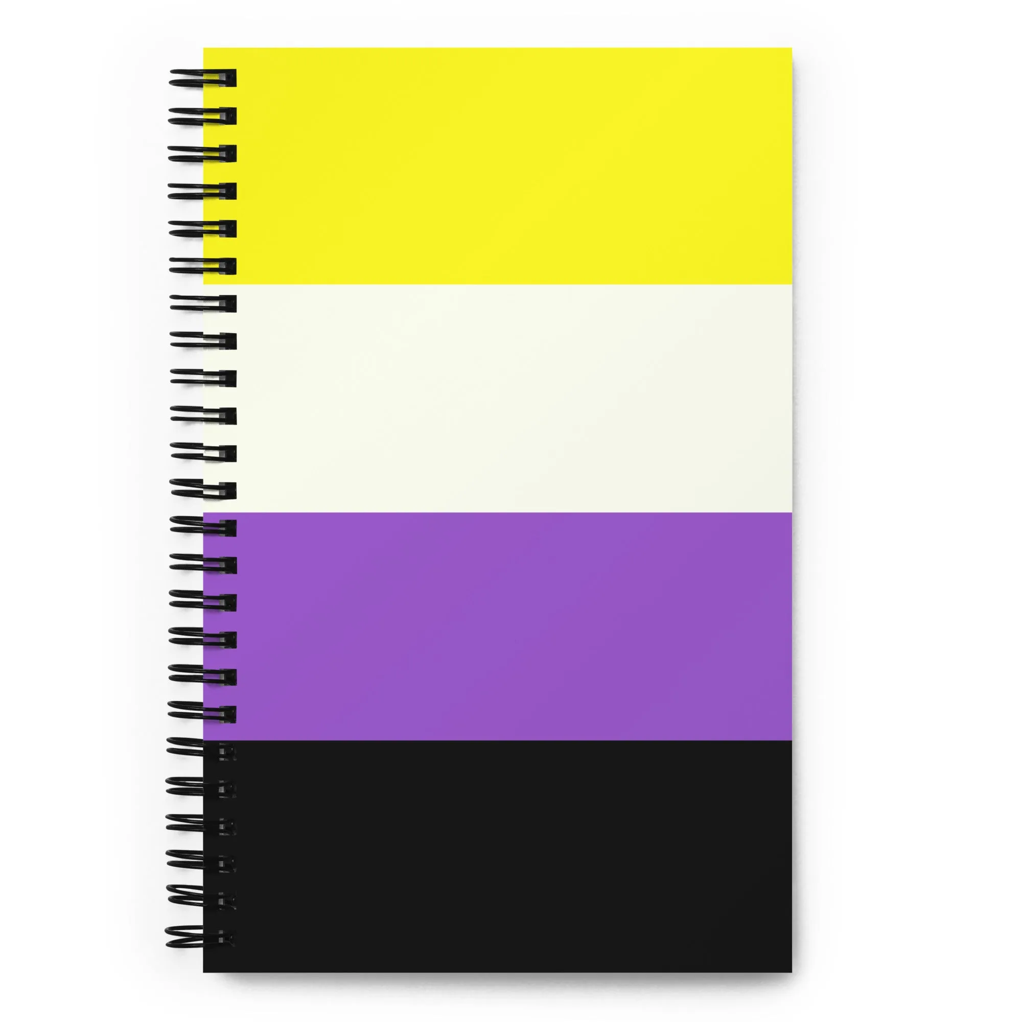 Non-Binary Pride Flag Spiral Notebook
