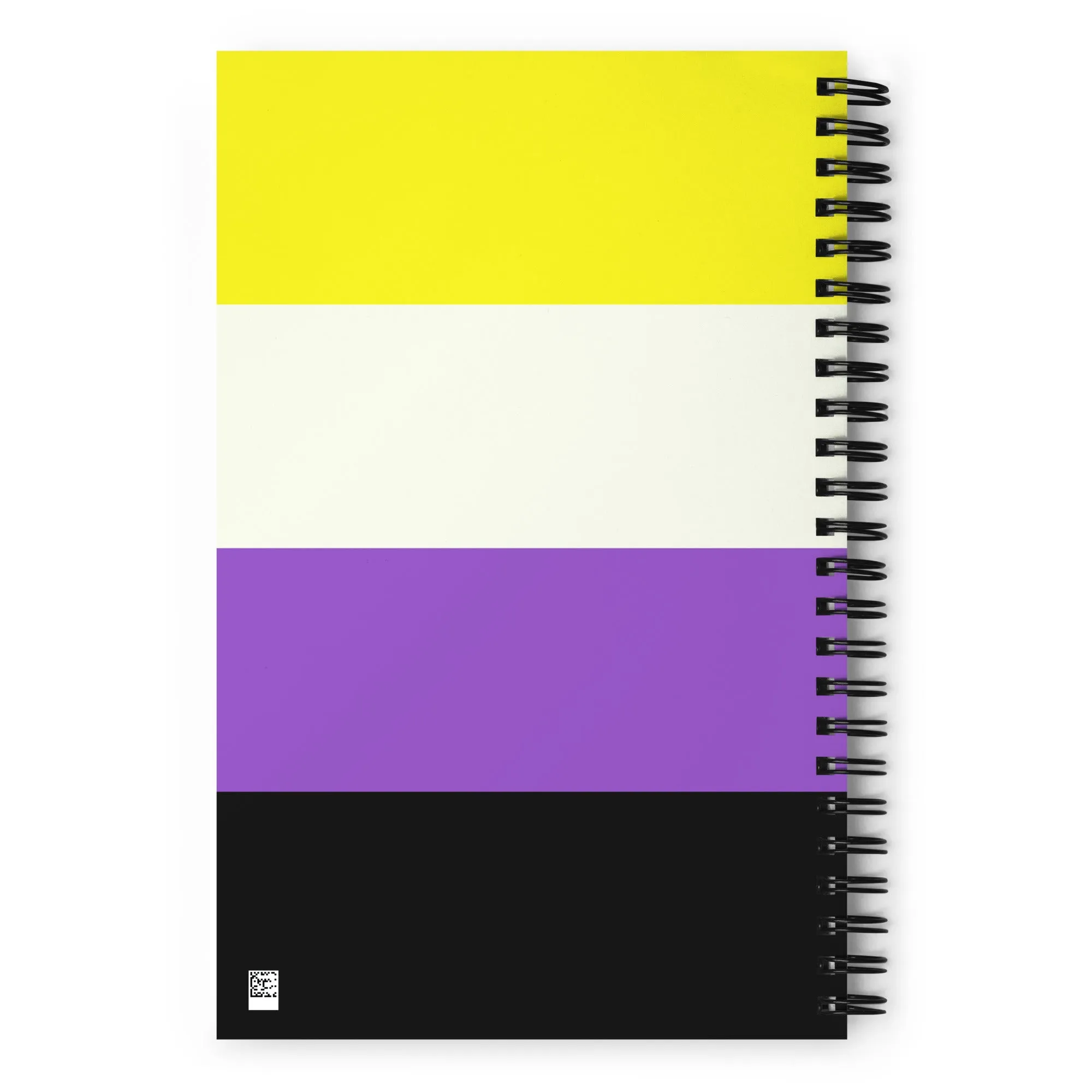 Non-Binary Pride Flag Spiral Notebook
