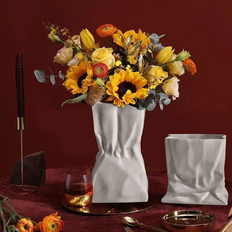 Nordic Bag Vase