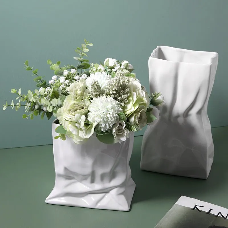 Nordic Bag Vase
