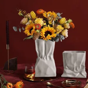 Nordic Bag Vase