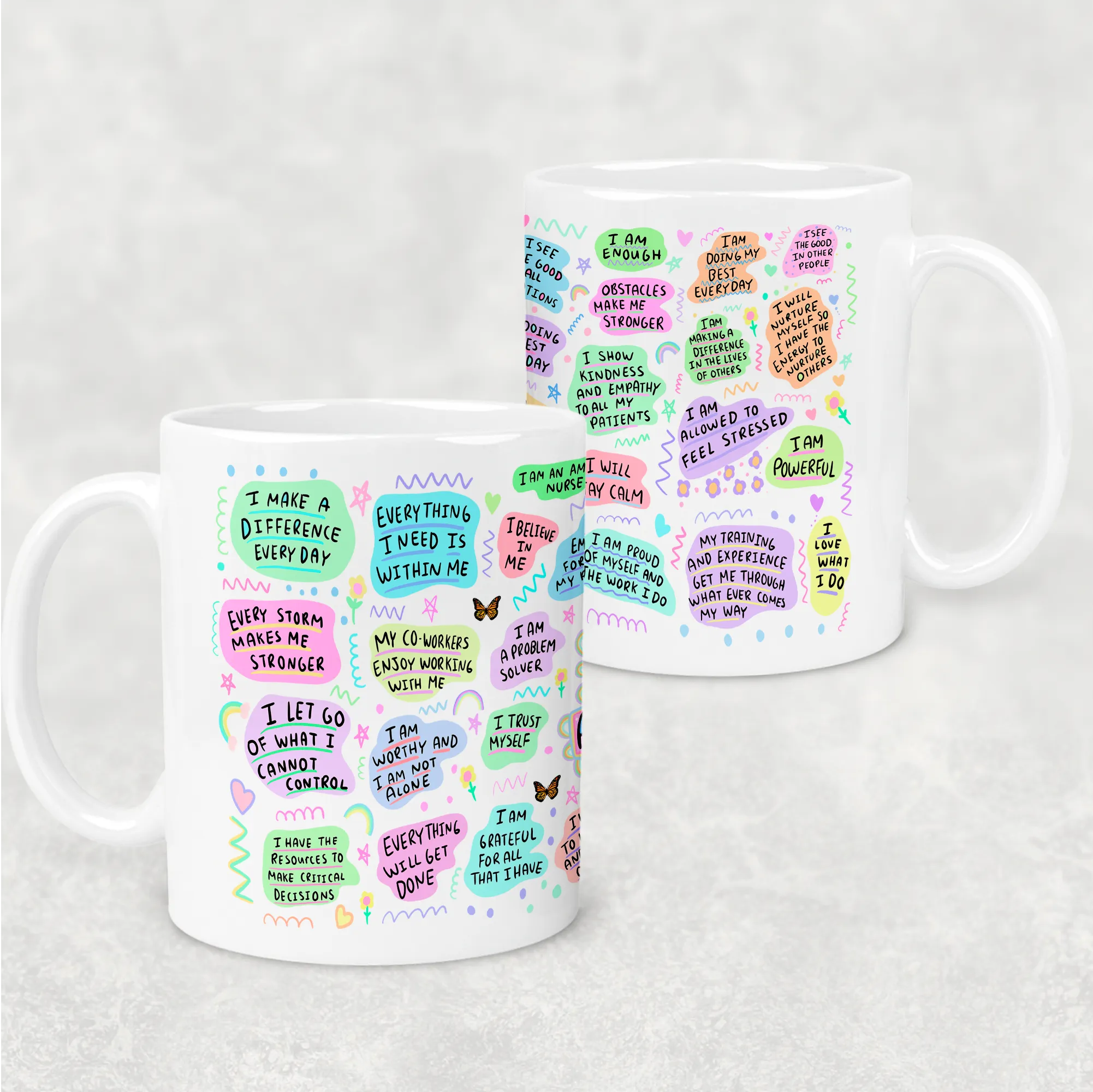 Nurse Positive Affirmations Personalised Mug
