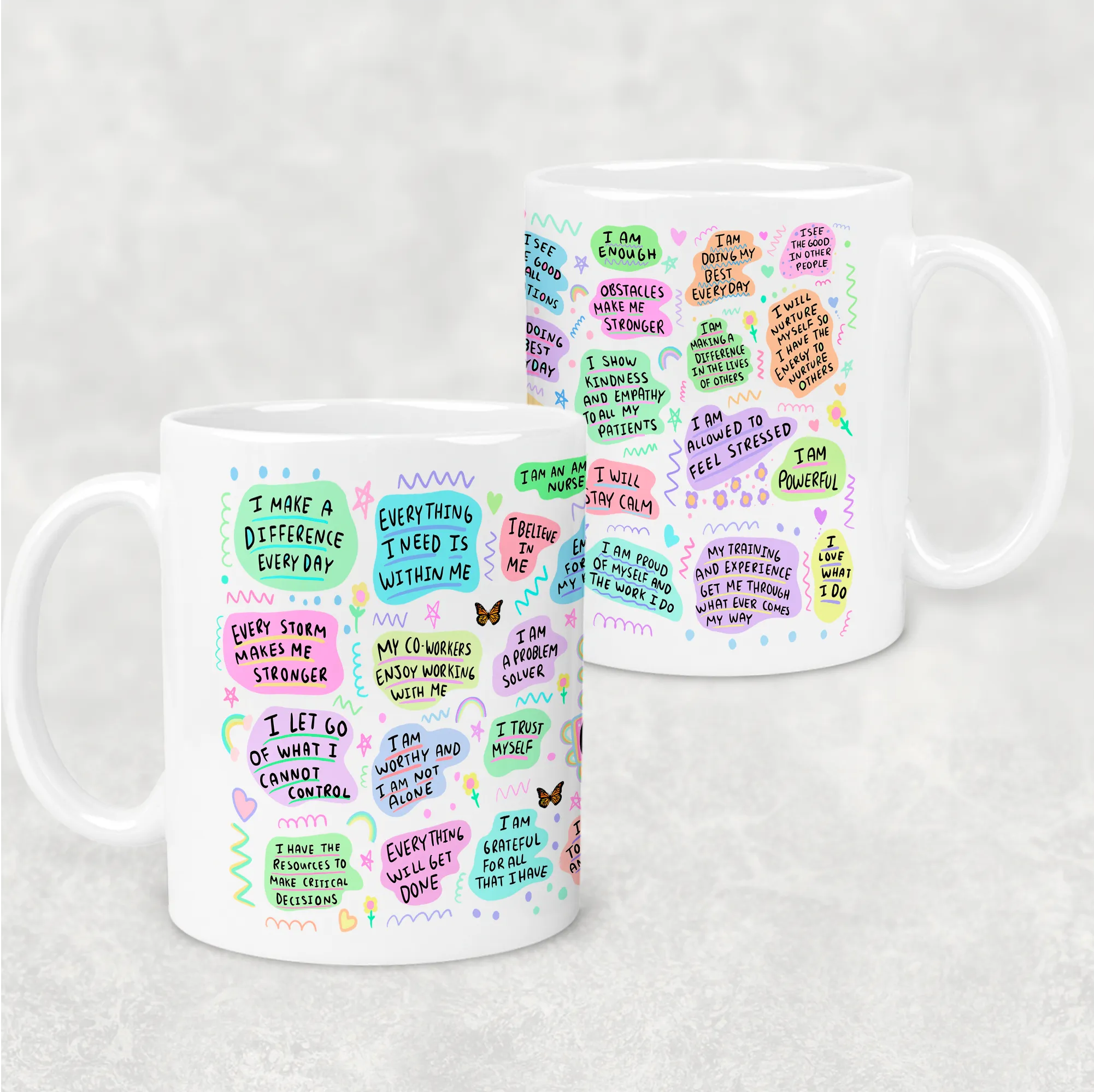 Nurse Positive Affirmations Personalised Mug