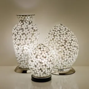 Opaque Flower Mosaic Tile Lighting
