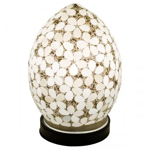 Opaque Flower Mosaic Tile Lighting